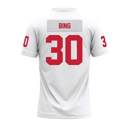 Ohio State - NCAA Football : Khmari Bing - White Premium Football Jersey-1