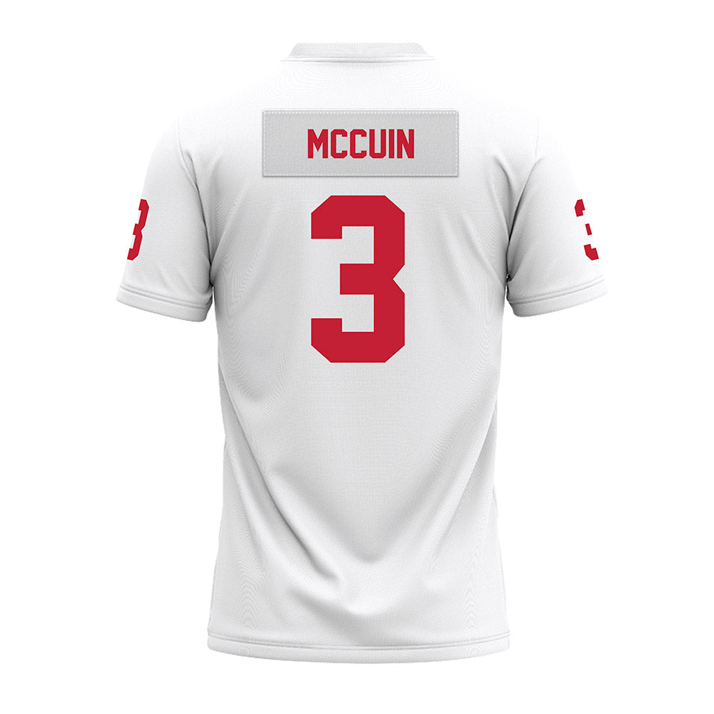 Ohio State - NCAA Football : Devin McCuin - White Premium Football Jersey-1