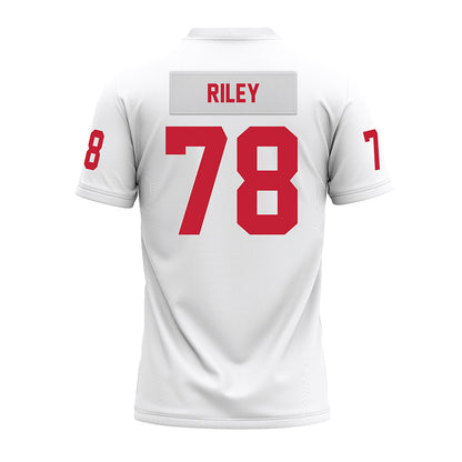 Ohio State - NCAA Football : Maxwell Riley - White Premium Football Jersey-1