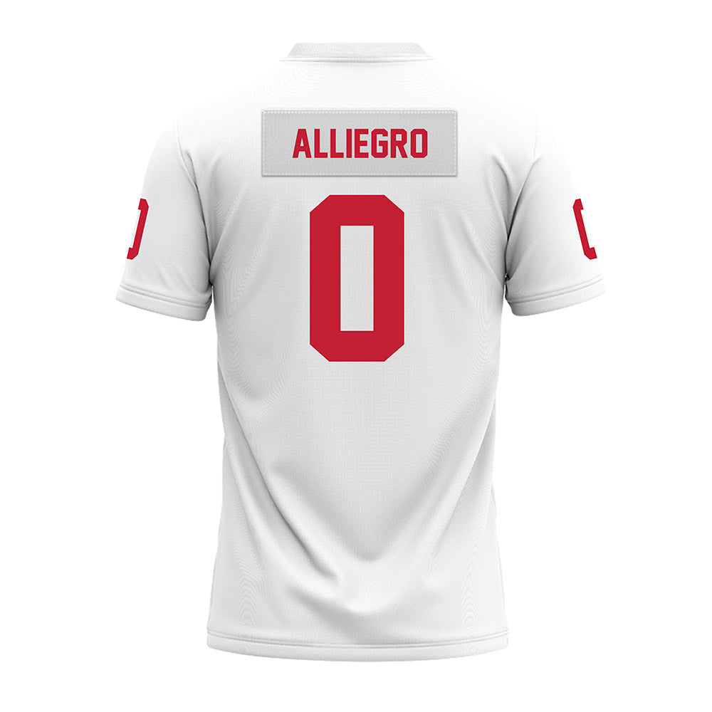 Ohio State - NCAA Football : Christian Alliegro - White Premium Football Jersey-1
