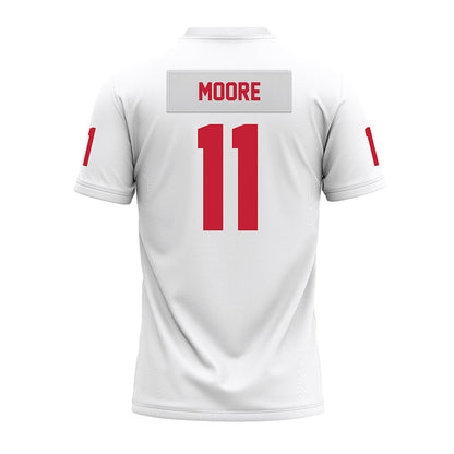 Ohio State - NCAA Football : Terry Moore - White Premium Football Jersey-1
