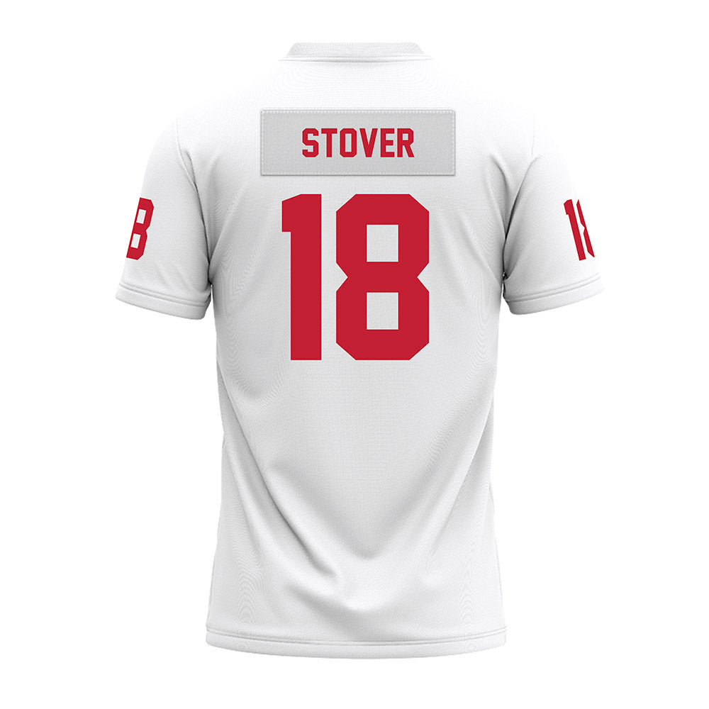 Ohio State - NCAA Football : Kolton Stover - White Premium Football Jersey-1