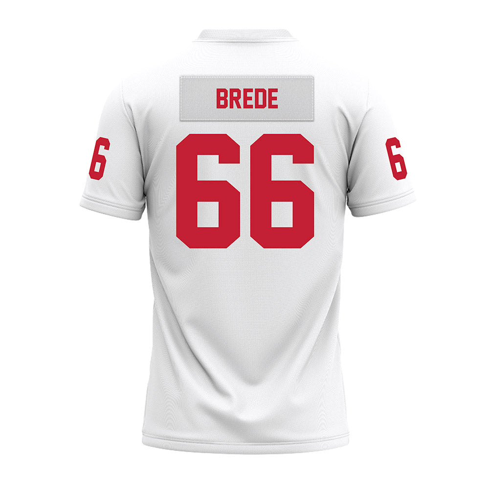 Ohio State - NCAA Football : Landry Brede - White Premium Football Jersey-1