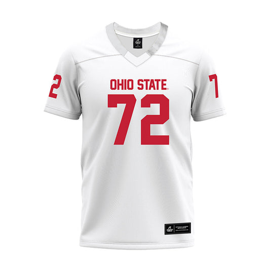 Ohio State - NCAA Football : Deontae Armstrong - White Premium Football Jersey-0