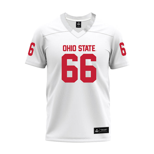 Ohio State - NCAA Football : Landry Brede - White Premium Football Jersey-0