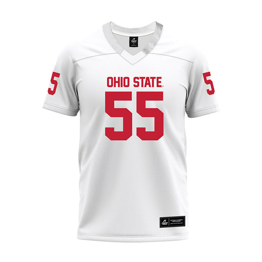 Ohio State - NCAA Football : John Walker - White Premium Football Jersey-0