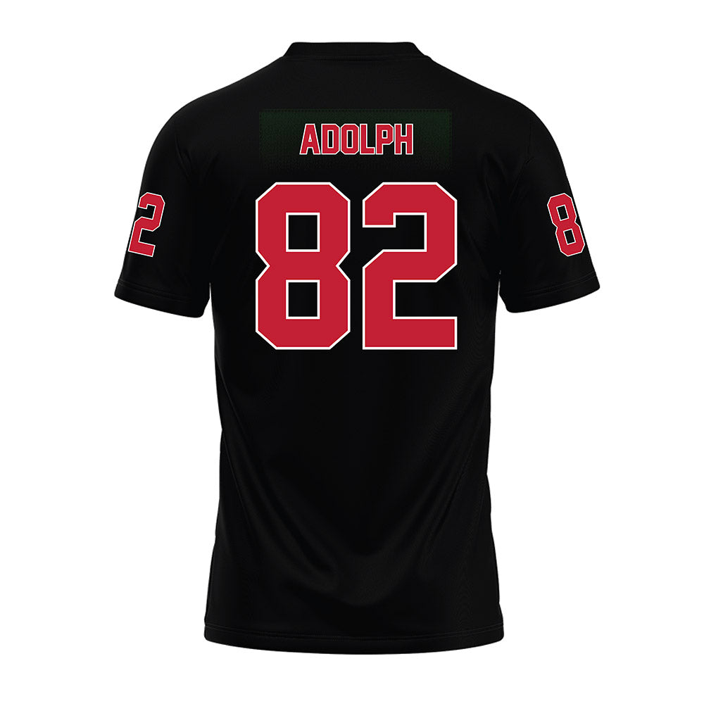 Ohio State - NCAA Football : David Adolph - Black Premium Football Jersey-1