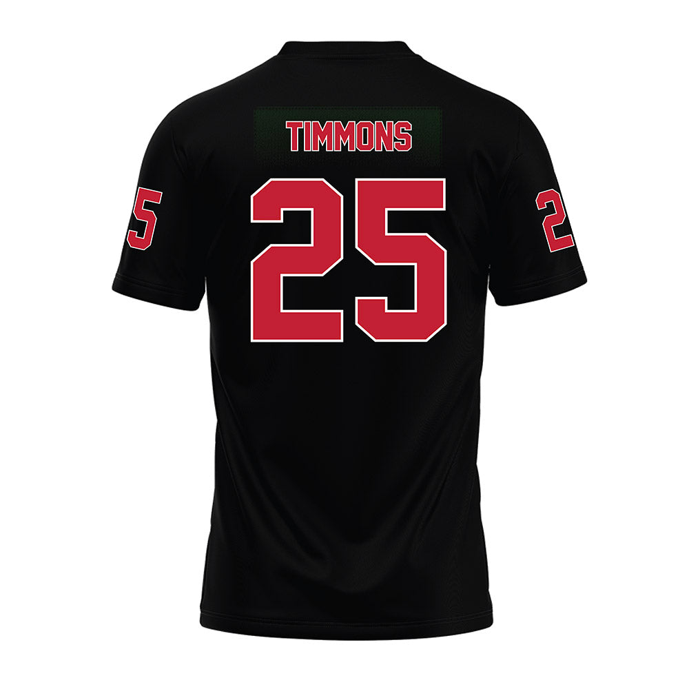 Ohio State - NCAA Football : Jay Timmons - Black Premium Football Jersey-1