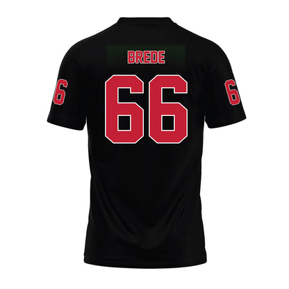 Ohio State - NCAA Football : Landry Brede - Black Premium Football Jersey-1