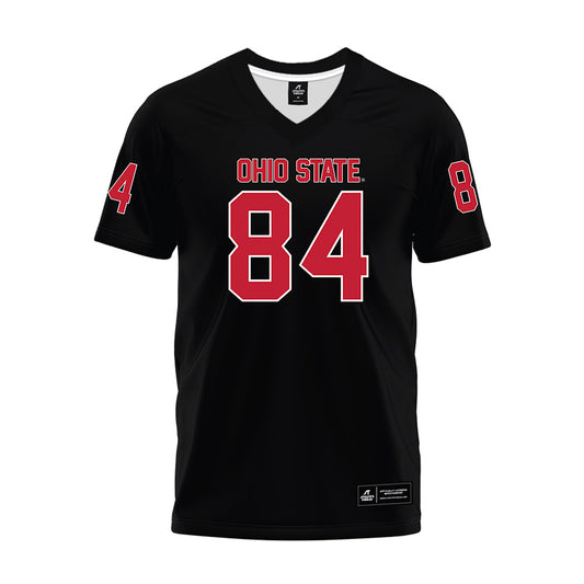 Ohio State - NCAA Football : Hunter Welcing - Black Premium Football Jersey-0
