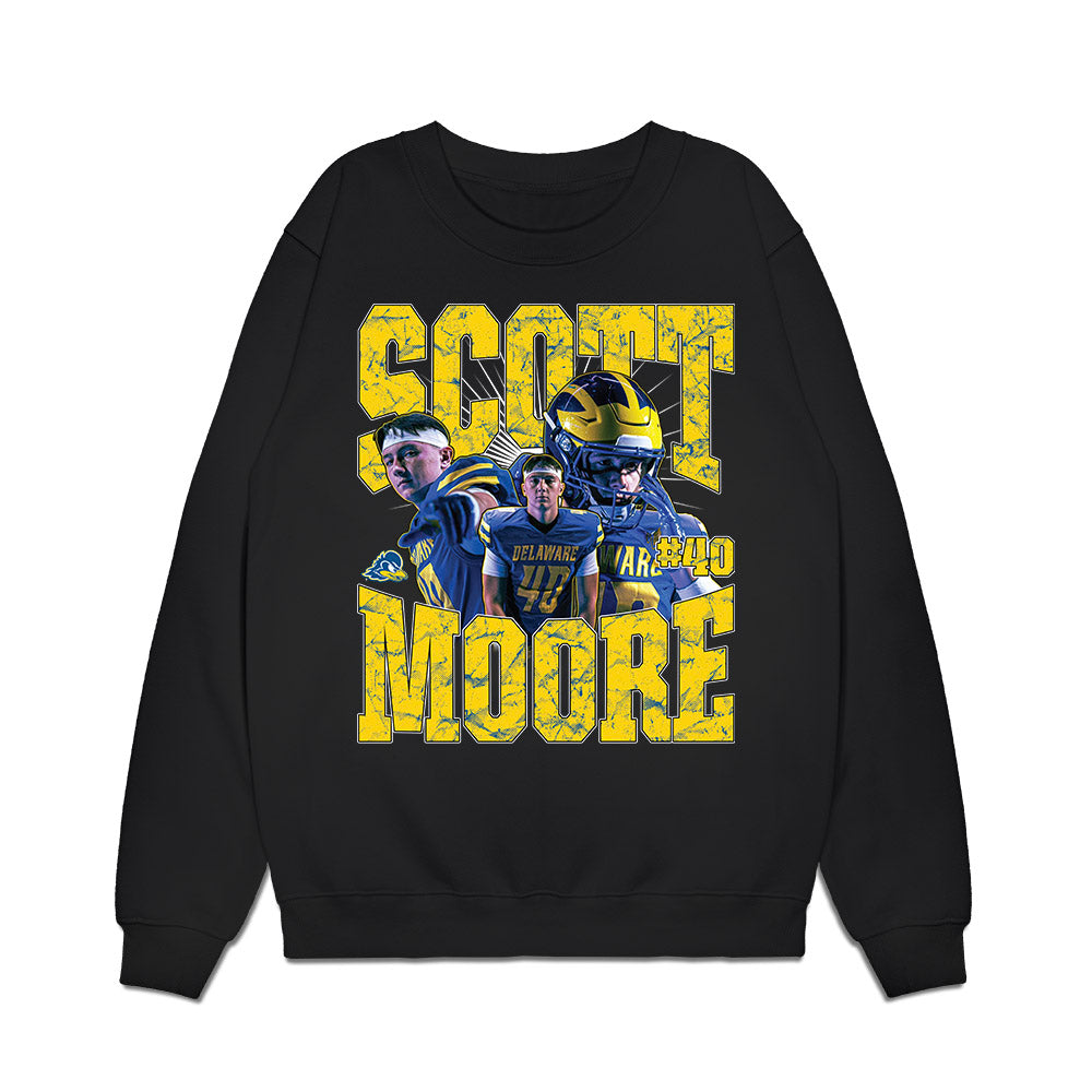 Delaware - NCAA Football : Scott Moore - Collage Premium Crewneck Sweatshirt-0