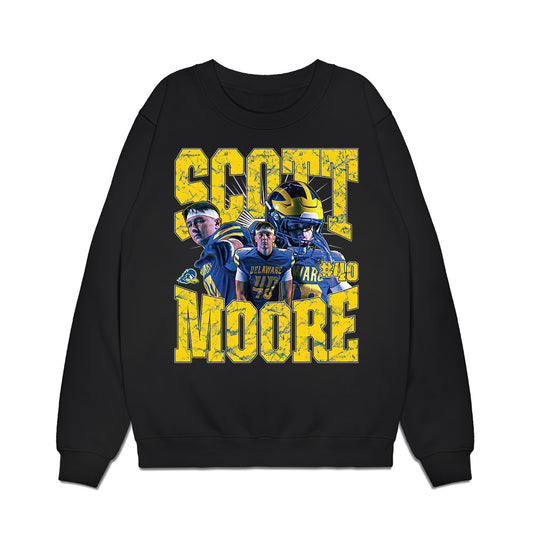 Delaware - NCAA Football : Scott Moore - Collage Premium Crewneck Sweatshirt-0