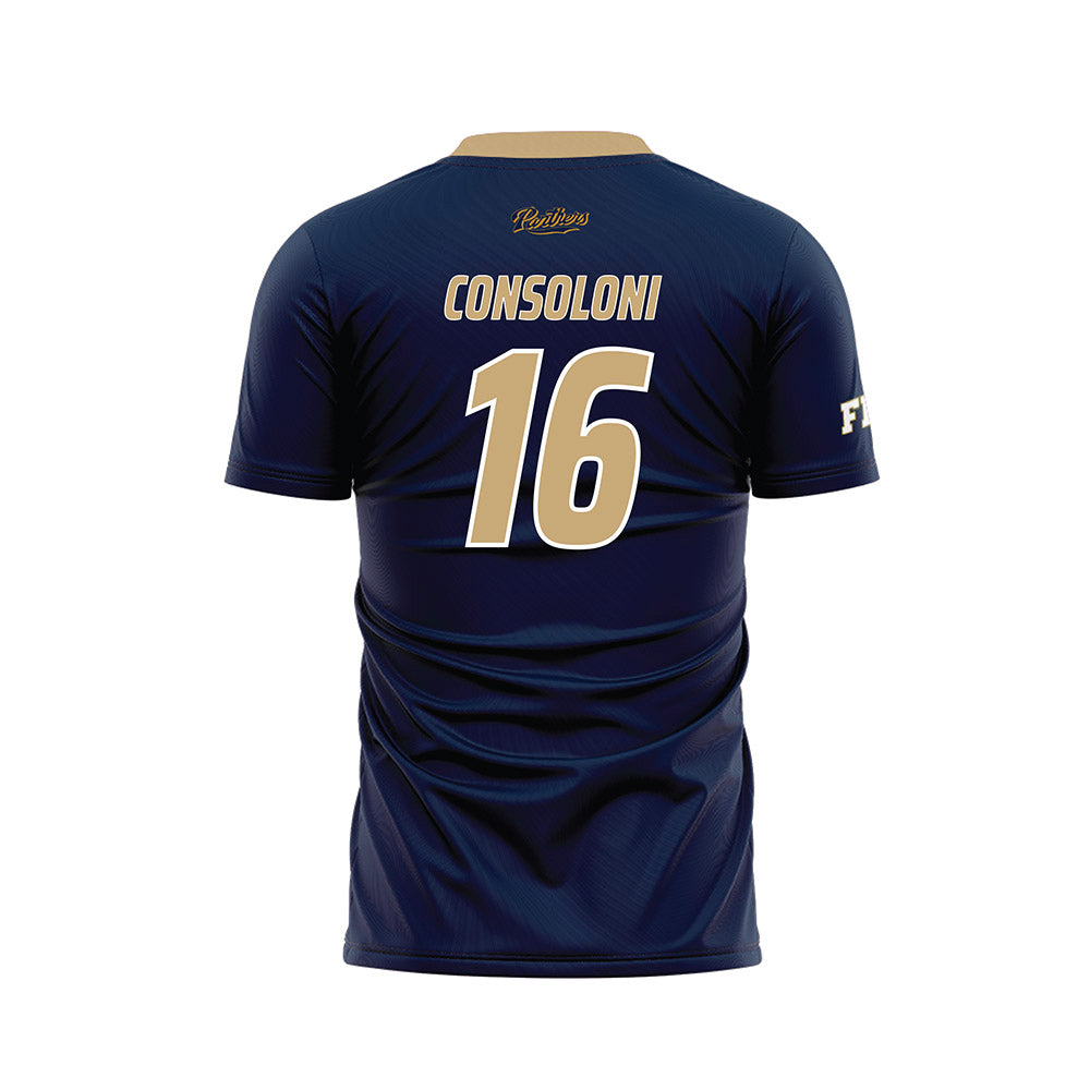 FIU - NCAA Men's Soccer : Leonardo Consoloni - Blue Soccer Jersey-1