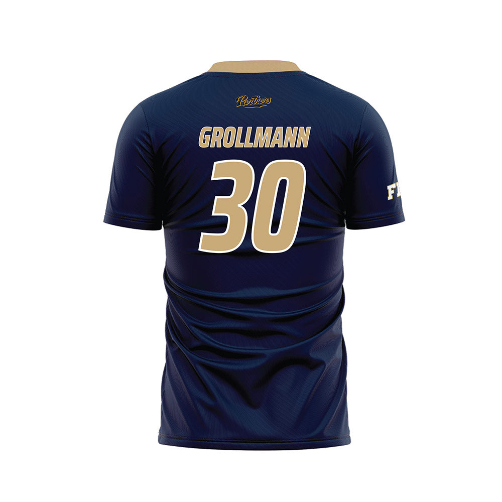 FIU - NCAA Men's Soccer : Florian Grollmann - Blue Soccer Jersey-1