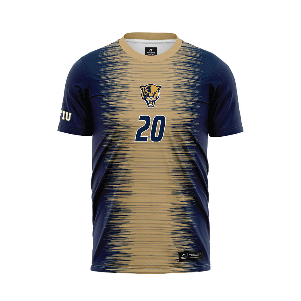 FIU - NCAA Men's Soccer : Pasquale Capriati - Blue Soccer Jersey-0