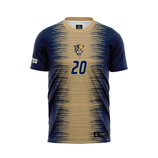 FIU - NCAA Men's Soccer : Pasquale Capriati - Blue Soccer Jersey-0