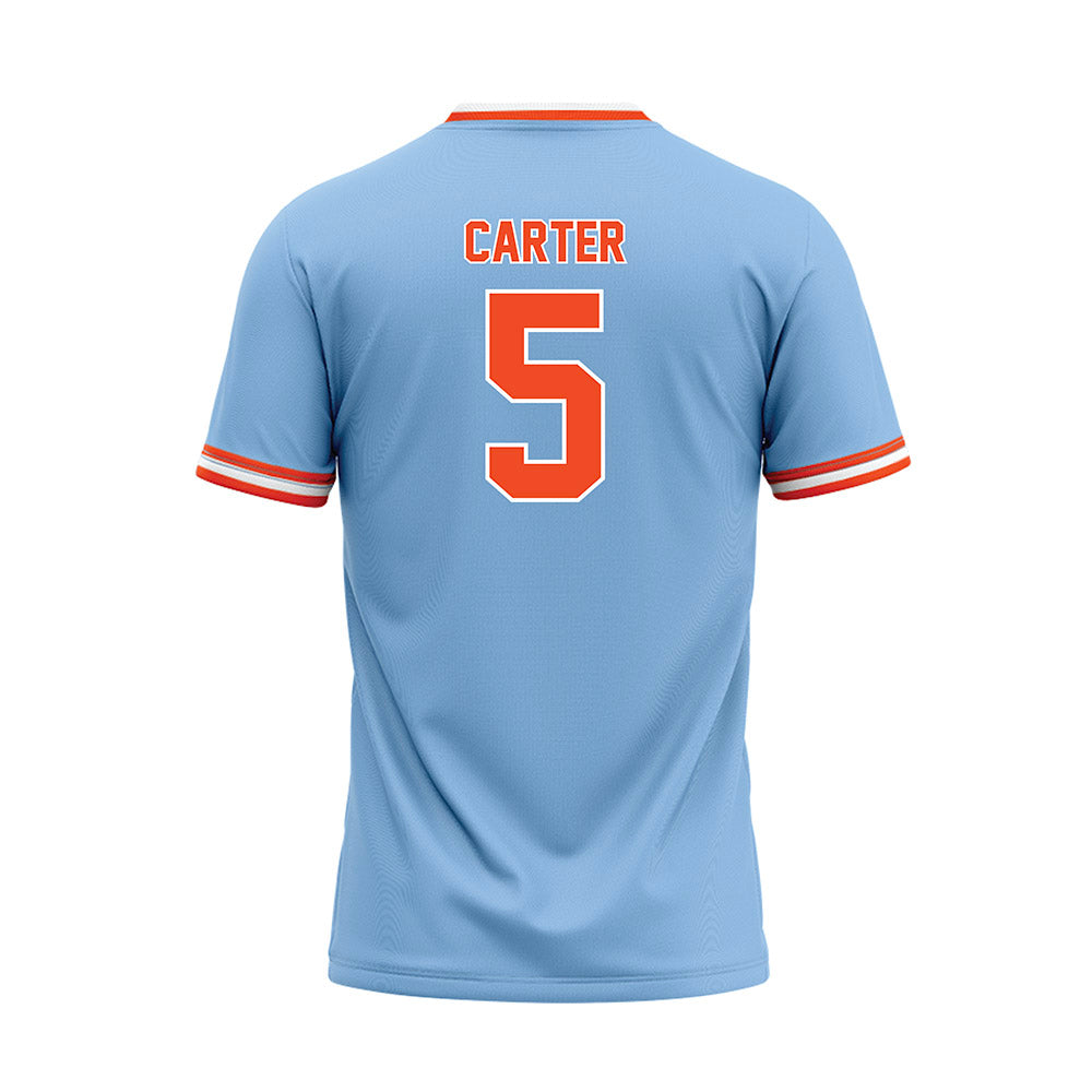 Auburn - NCAA Baseball : Bristol Carter - Sky Blue Jersey-1