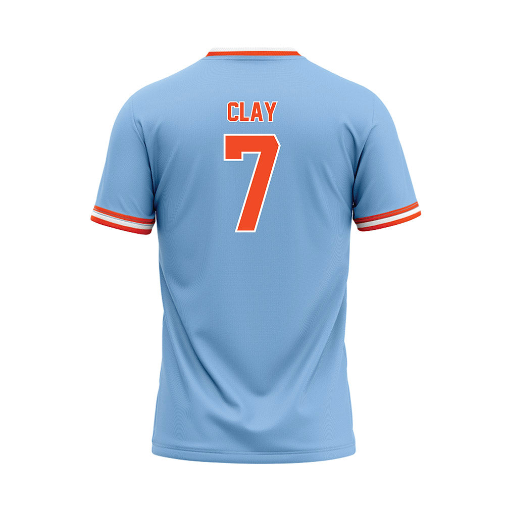 Auburn - NCAA Baseball : Todd Clay - Sky Blue Jersey-1