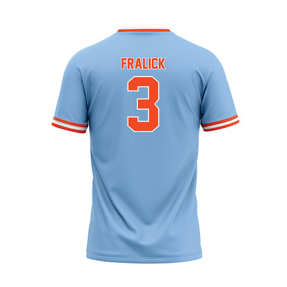 Auburn - NCAA Baseball : Chase Fralick - Sky Blue Jersey-1