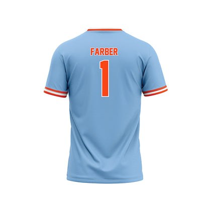 Auburn - NCAA Baseball : Ryne Farber - Sky Blue Jersey-1