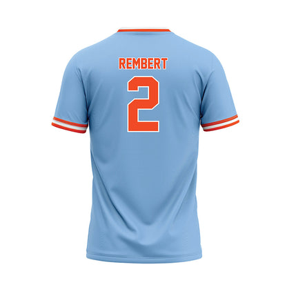 Auburn - NCAA Baseball : Chris Rembert - Sky Blue Jersey-1