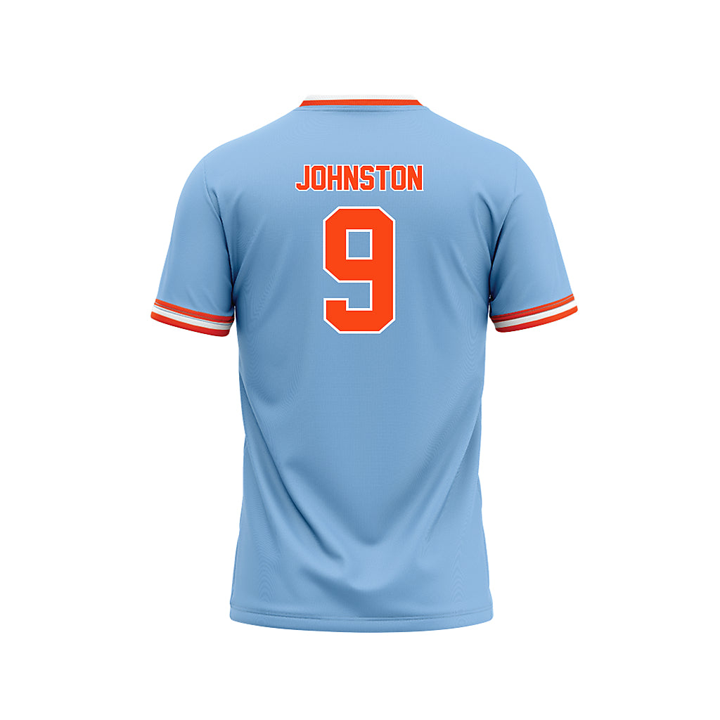 Auburn - NCAA Baseball : Jett Johnston - Sky Blue Jersey-1