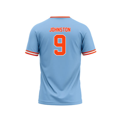 Auburn - NCAA Baseball : Jett Johnston - Sky Blue Jersey-1