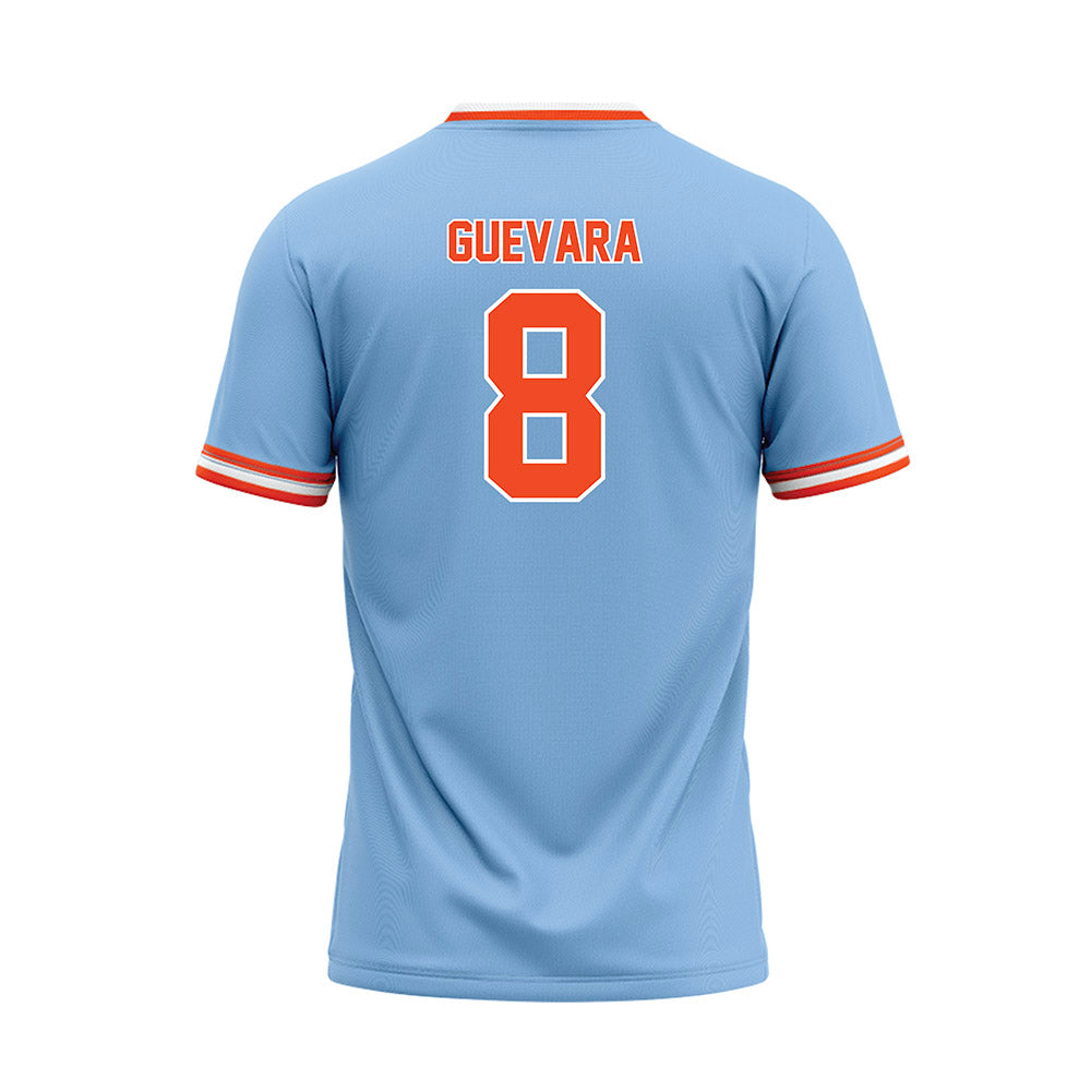 Auburn - NCAA Baseball : Eric Guevara - Sky Blue Jersey-1
