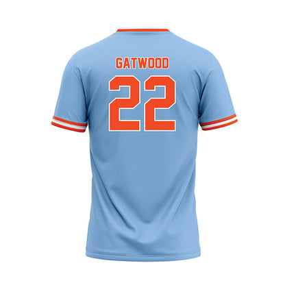 Auburn - NCAA Baseball : Connor Gatwood - Sky Blue Jersey-1