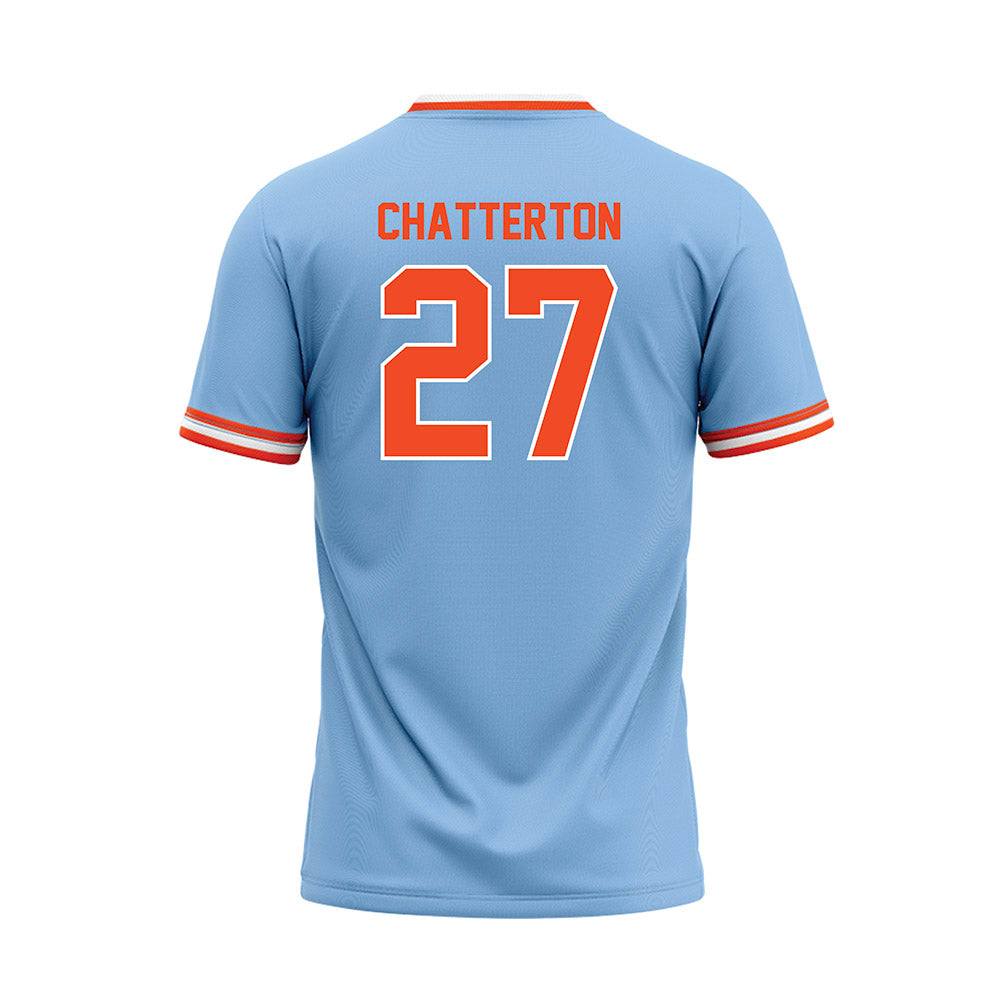 Auburn - NCAA Baseball : Christian Chatterton - Sky Blue Jersey-1
