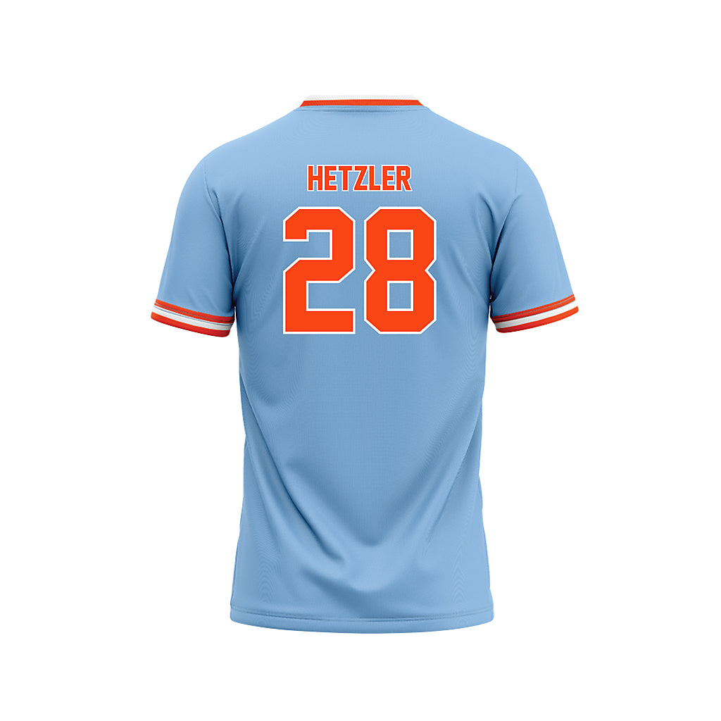 Auburn - NCAA Baseball : Ryan Hetzler - Sky Blue Jersey-1