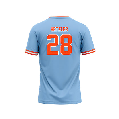 Auburn - NCAA Baseball : Ryan Hetzler - Sky Blue Jersey-1