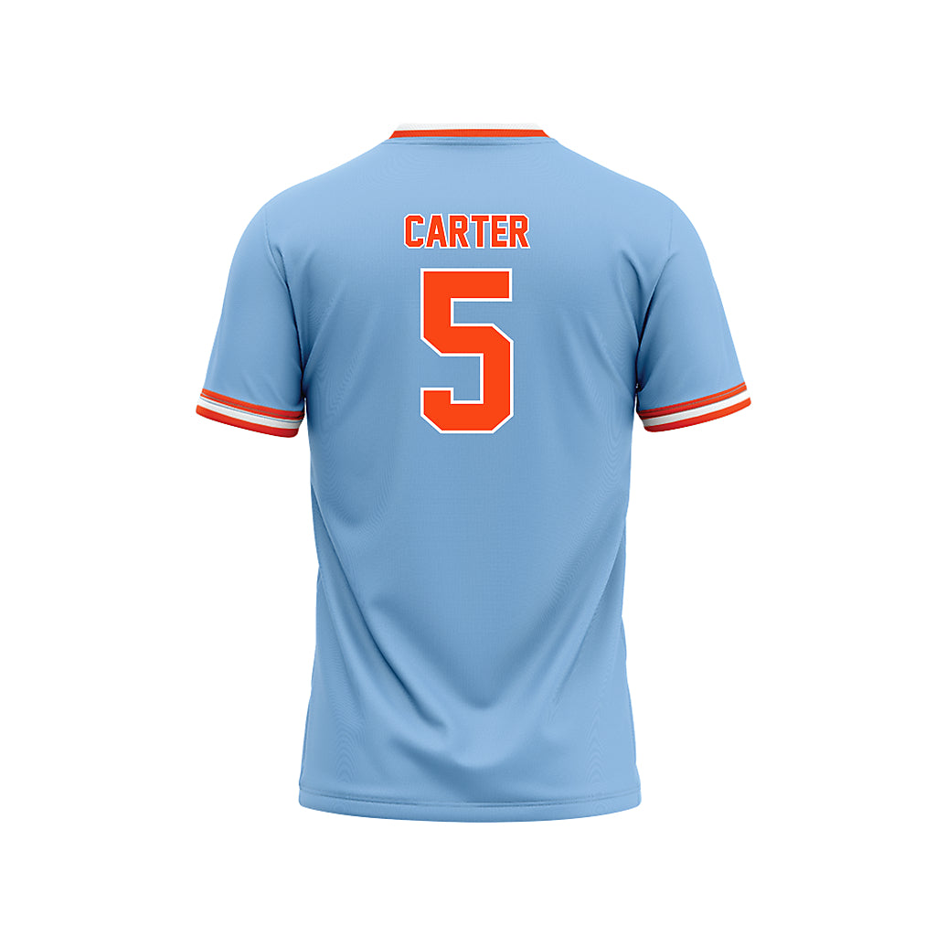 Auburn - NCAA Baseball : Bristol Carter - Sky Blue Jersey-1