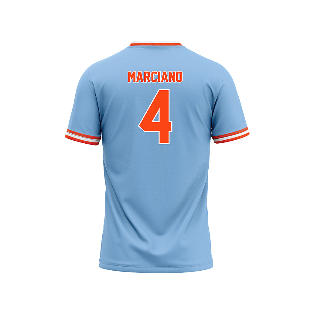 Auburn - NCAA Baseball : Jake Marciano - Sky Blue Jersey-1