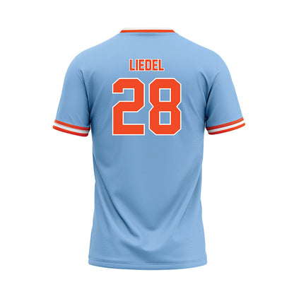 Auburn - NCAA Baseball : Carson Liedel - Sky Blue Jersey-1