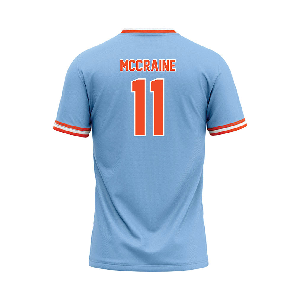 Auburn - NCAA Baseball : Brandon McCraine - Sky Blue Jersey-1