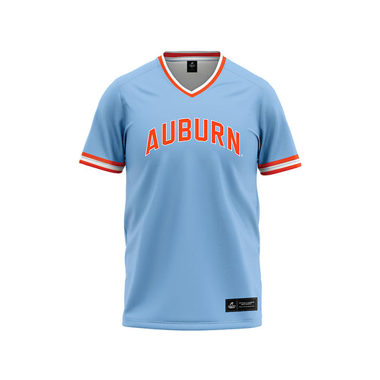 Auburn - NCAA Baseball : Trevor Booton - Sky Blue Jersey-0