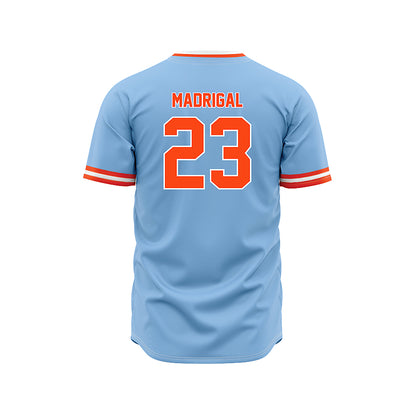 Auburn - NCAA Baseball : Eddie Madrigal - Sky Blue Jersey-1