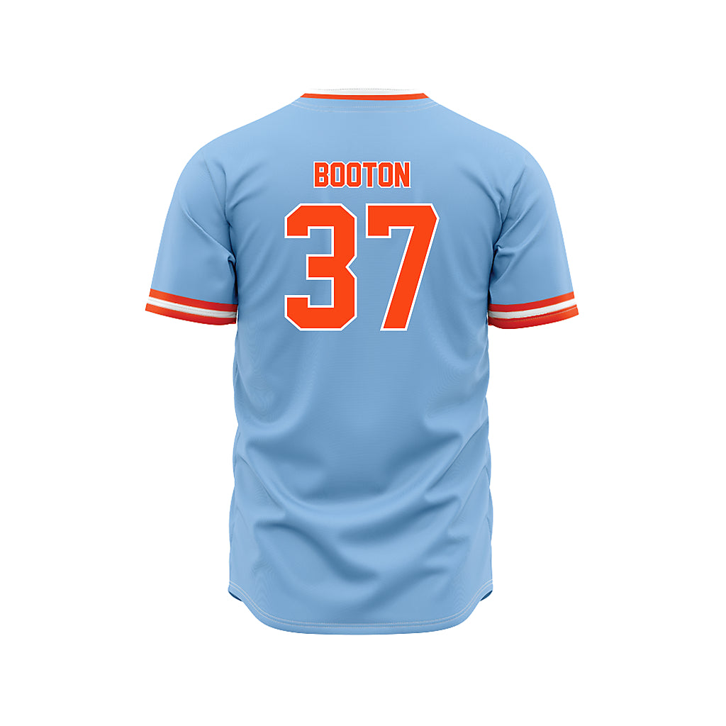 Auburn - NCAA Baseball : Trevor Booton - Sky Blue Jersey-1