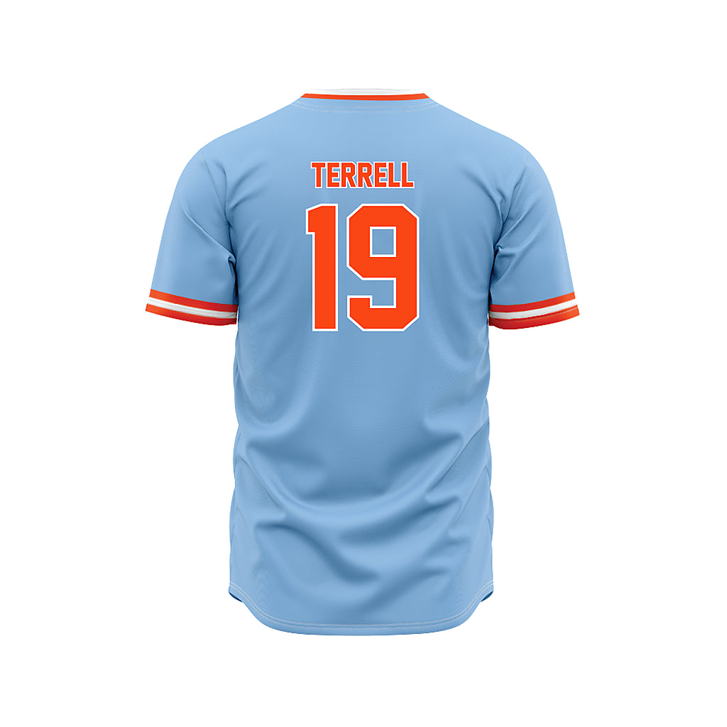 Auburn - NCAA Baseball : Bub Terrell - Sky Blue Jersey-1