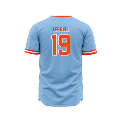 Auburn - NCAA Baseball : Bub Terrell - Sky Blue Jersey-1