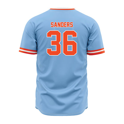 Auburn - NCAA Baseball : Jackson Sanders - Sky Blue Jersey-1