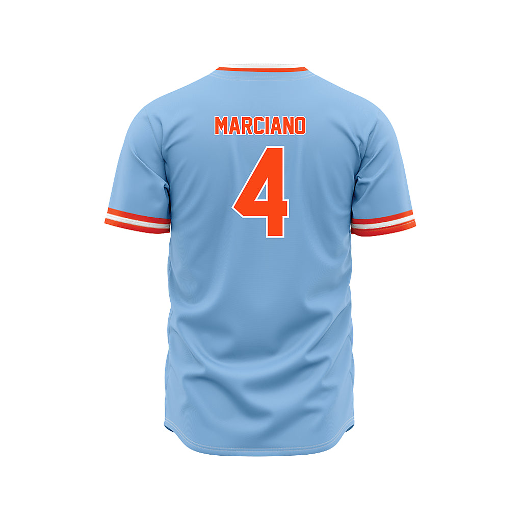 Auburn - NCAA Baseball : Jake Marciano - Sky Blue Jersey-1