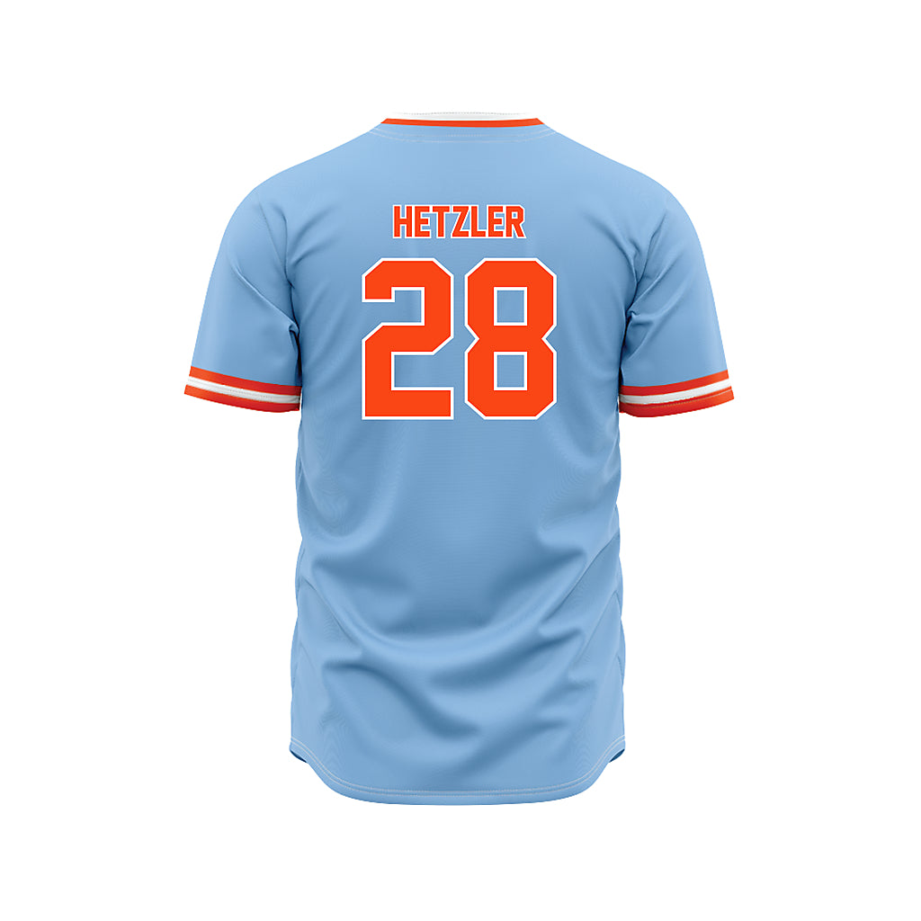 Auburn - NCAA Baseball : Ryan Hetzler - Sky Blue Jersey-1