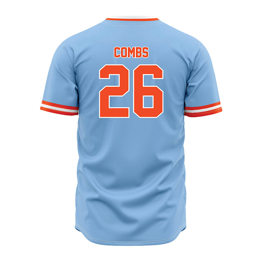 Auburn - NCAA Baseball : Caiden Combs - Sky Blue Jersey-1