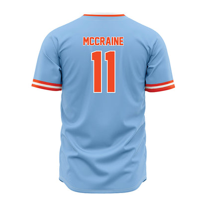 Auburn - NCAA Baseball : Brandon McCraine - Sky Blue Jersey-1