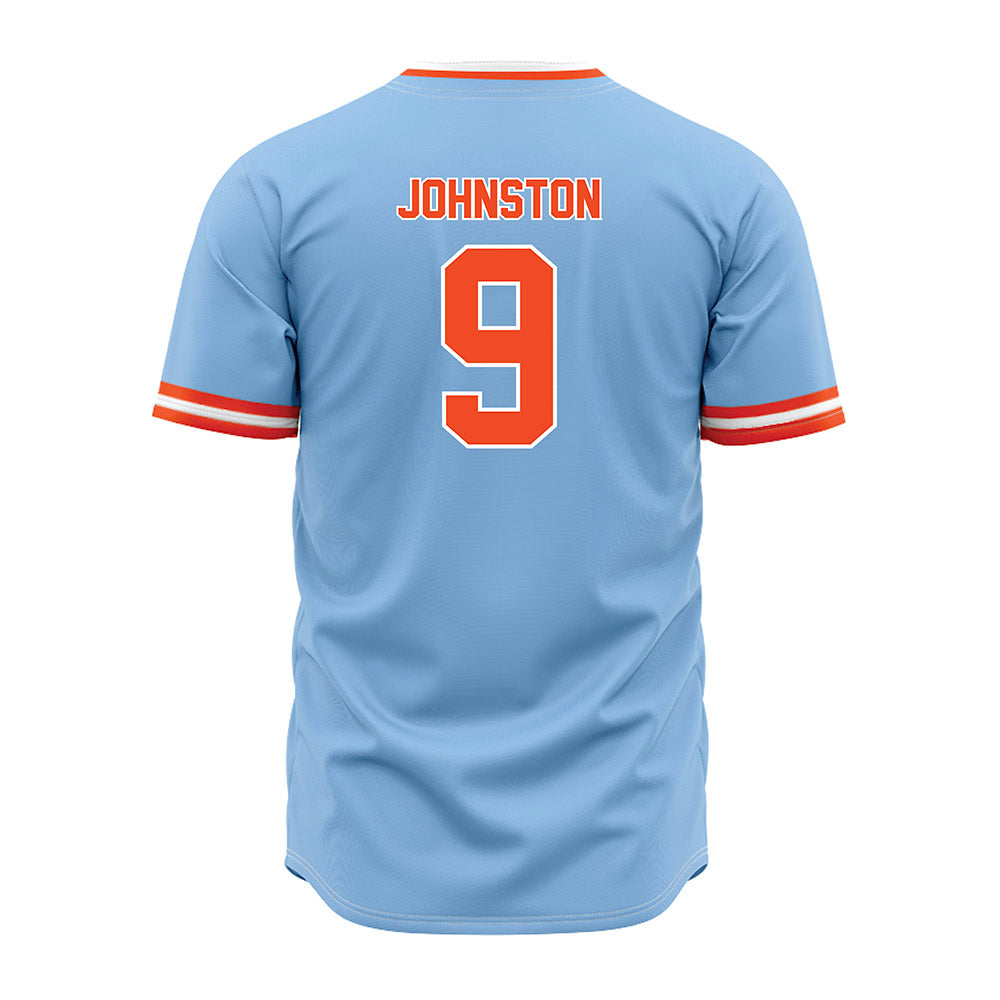 Auburn - NCAA Baseball : Jett Johnston - Sky Blue Jersey-1