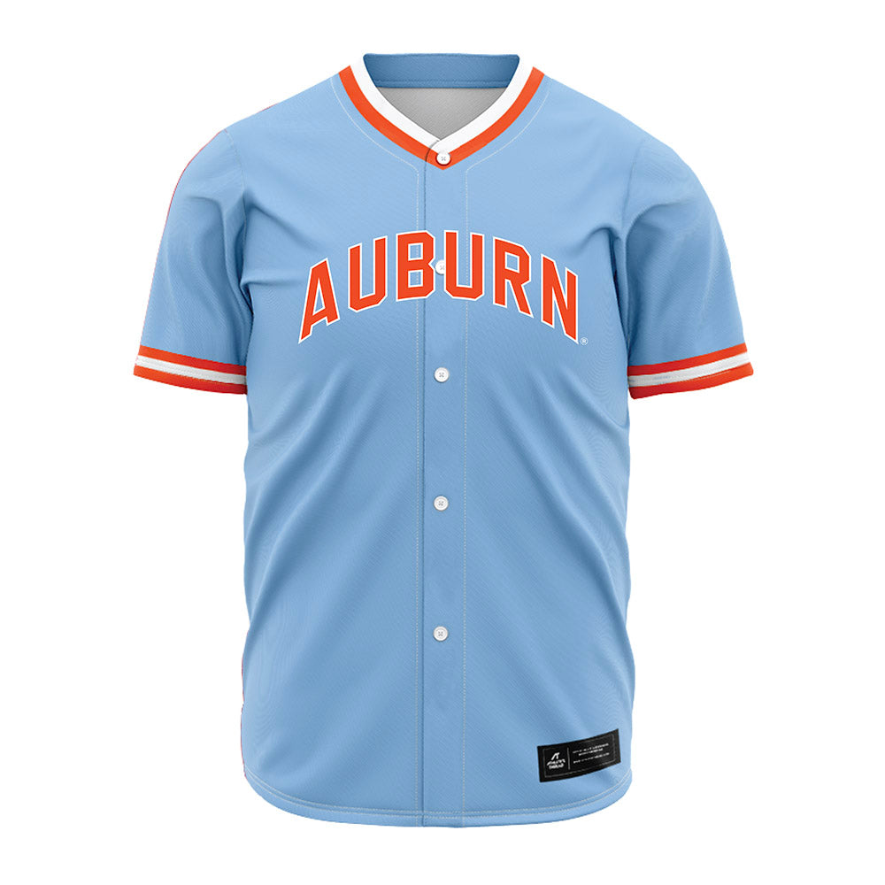 Auburn - NCAA Baseball : Carson Liedel - Sky Blue Jersey-0