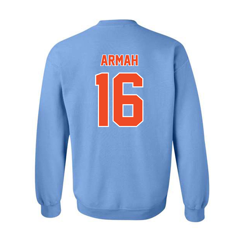 Auburn - NCAA Baseball : Clayton Armah - Sky Blue Crewneck Sweatshirt-1