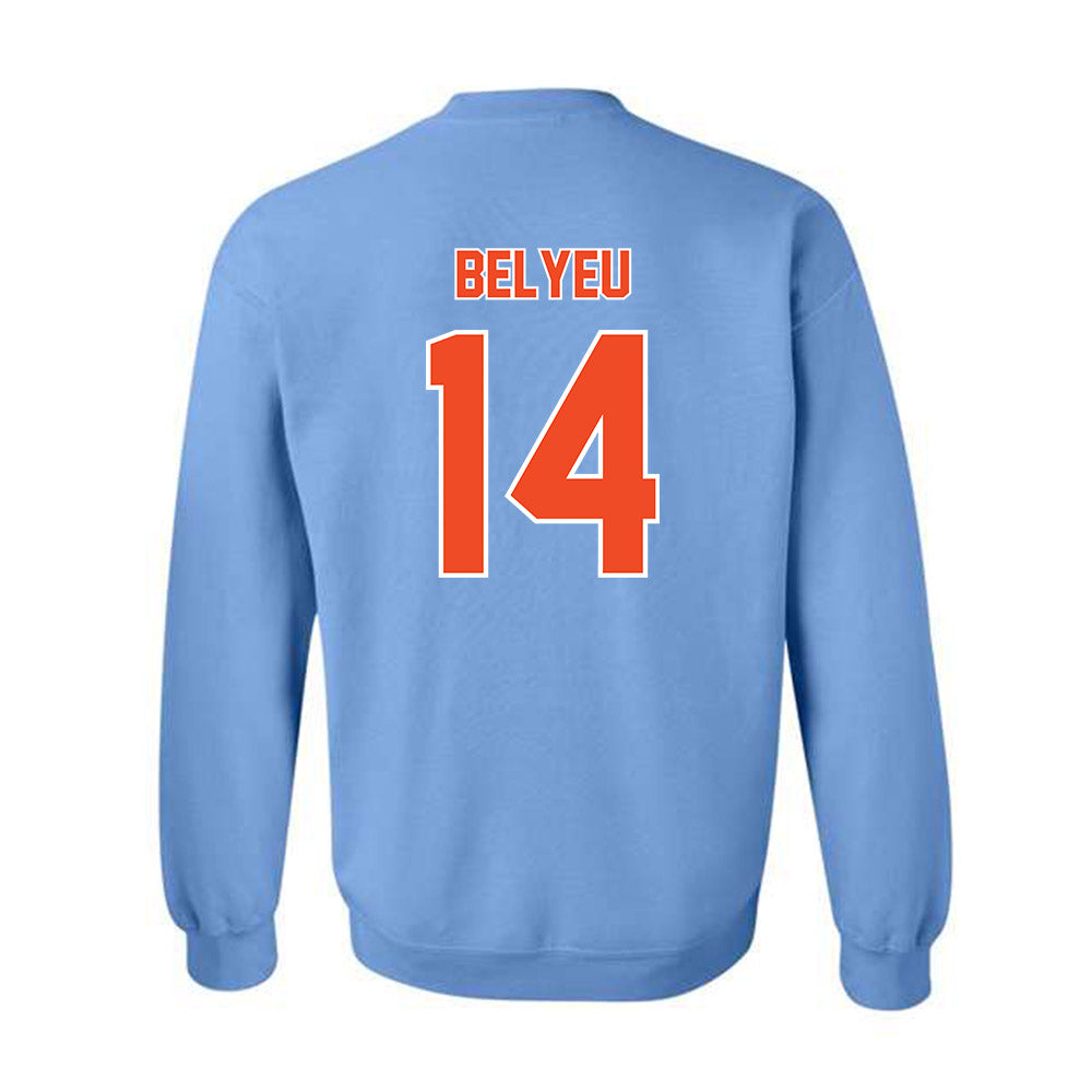 Auburn - NCAA Baseball : Cade Belyeu - Sky Blue Crewneck Sweatshirt-1